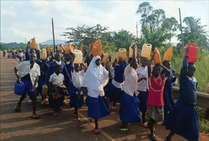 Collecting water, Kigoma