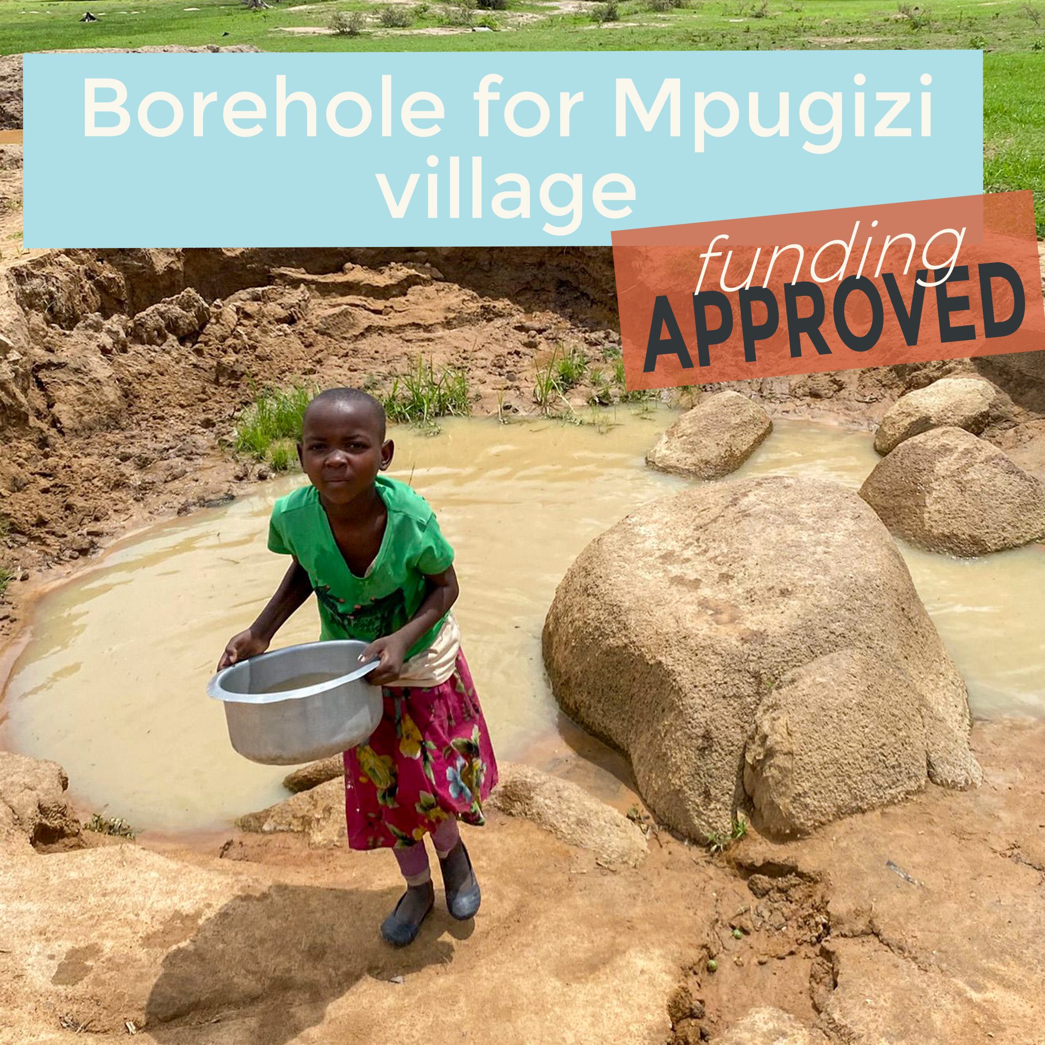 A borehole for Mpugizi village