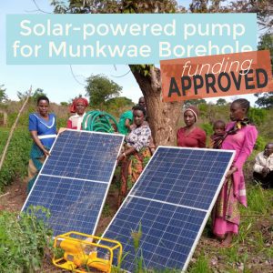 Solar panels for Munkwae borehole