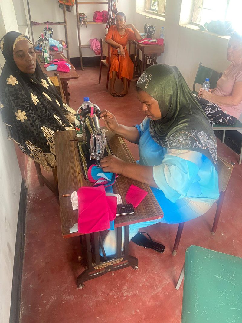 Tailoring training women and girls – Kitahana village